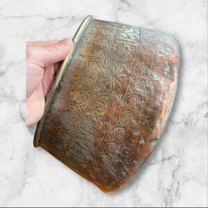 Antique / vintage Egyptian etched bowl
